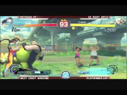SSF4 (07) - Matashio DT (Claw) vs. EG Ricky Ortiz (Rufus)
