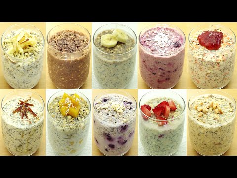 Overnight Oats in 10 ways