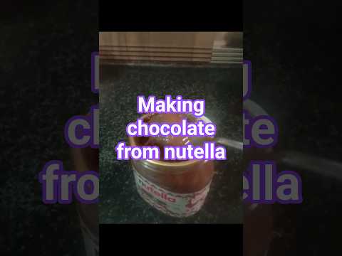 let's see how to make chocolate from nutella # part 2 on channel # yummy chocolate