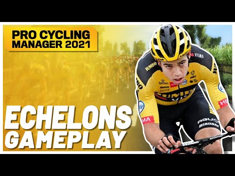 ECHELONS GAMEPLAY - Pro Cycling Manager 2021 / My Thoughts & Review / PCM21