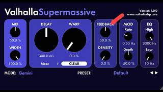 Video thumbnail for Valhalla SuperMassive New Tutorial - How To Use Valhalla SuperMassive - 2022 Tutorial by Recording Studio Tutorials & Guides With Steve