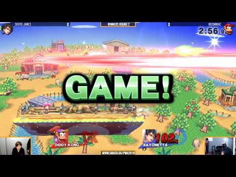 PWA2018 | iNSOMNIAC (Diddy) vs Shoyo James (Bayo) - Winners Round 2 - Smash4