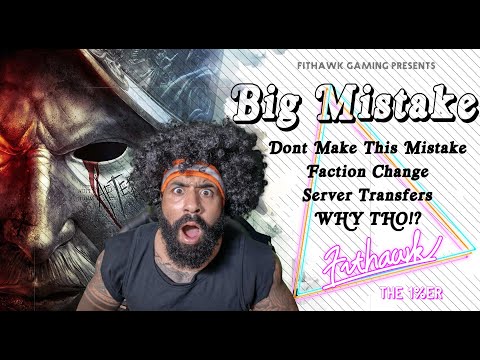 New World BIG MISTAKE | Watch this Before Transferring | Faction Change | Don't make this mistake!!