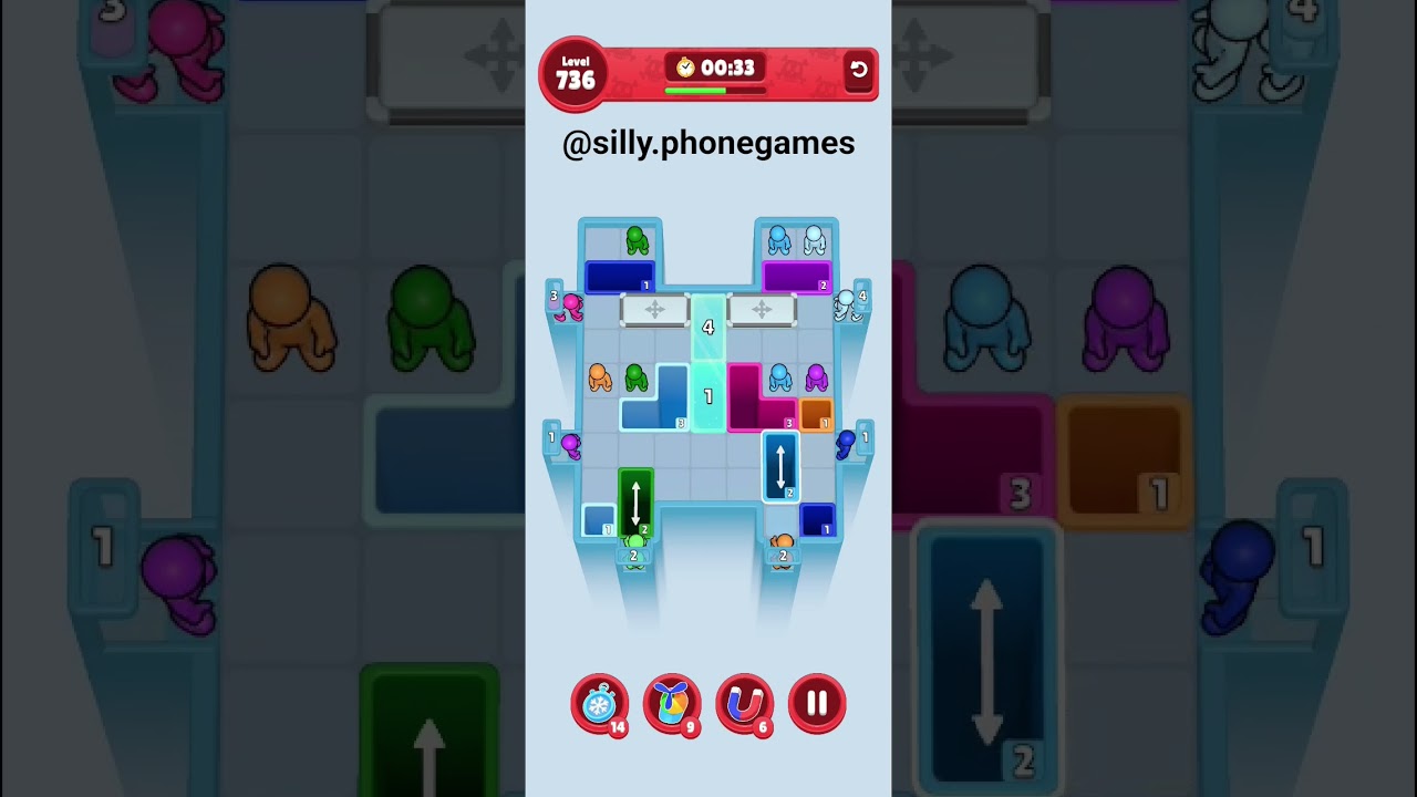 Drop Away Level 736 Walkthrough Solution