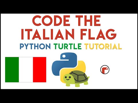 Italy Flag By Using Python