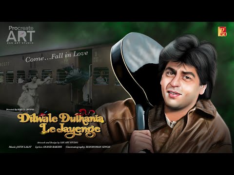 Dilwale Dulhania Le Jayenge 1995 | Shahrukh khan | kajol | Amrish Puri | Artwork