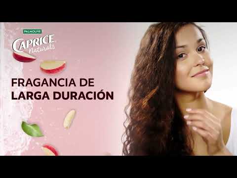 thumbnail video image 2 of Shampoo Caprice Naturals Manzana Fragancia Duradera y Brillo 760 ml, 2 of 5