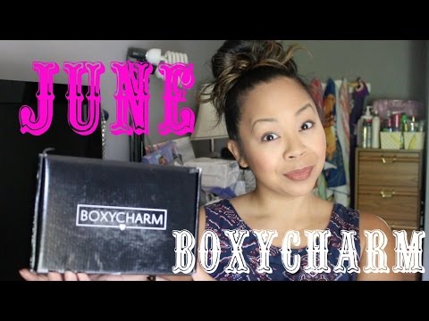 JUNE BOXYCHARM UN-BOXING | MommyTipsByCole Video