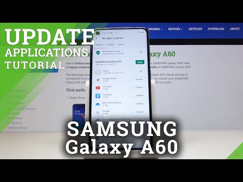 How to Update Apps in SAMSUNG Galaxy A60 – Download Updates