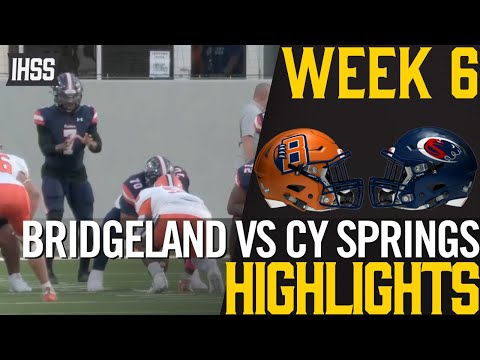 Bridgeland Triumphs Over Cy Springs 18-6 | High School Football Highlights