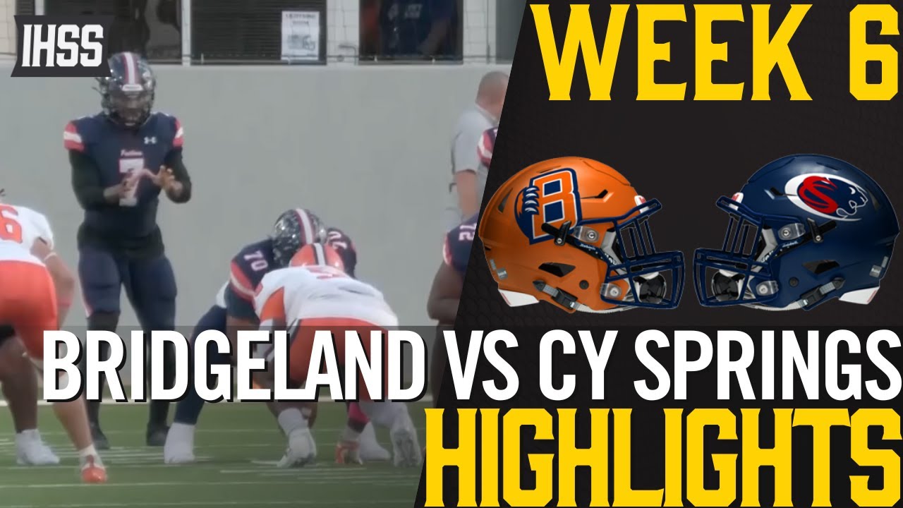 Bridgeland Triumphs Over Cy Springs 18-6 | High School Football Highlights
