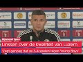 Bryan Linssen over de kracht van Feyenoord's tegenstander Luzern