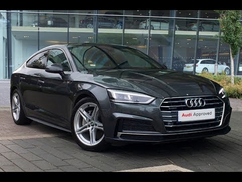 GM17UNJ AUDI A5 SPORTBACK TDI QUATTRO S LINE GREY 2017, West London Audi