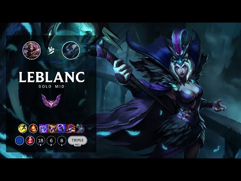 LeBlanc Mid vs Lissandra - EUW Master Patch 12.7