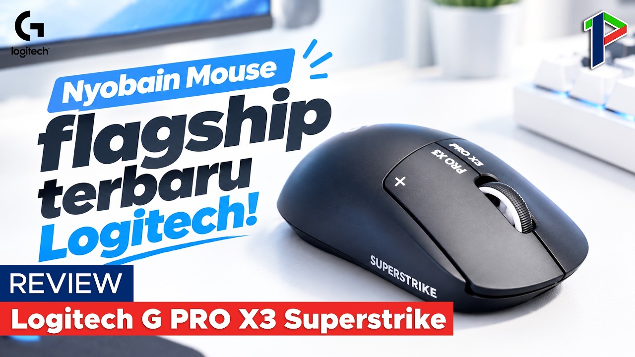 Mouse Gaming 3 Juta, Gebrakan atau Gimmick? - Logitech G PRO X3 Superstrike | Review Indonesia