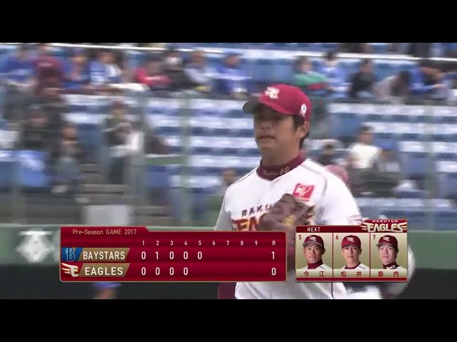 【5回表】イーグルス・古川 粘り強い投球で5回1失点!! 2017/3/5 E-DB