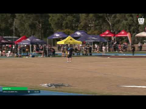 Girls U12 200m Timed Final 2 : 2024-25 State Track and Field Championships