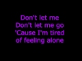 Harry Styles ft. Sam McCarthy Don't let me go, Lyrics