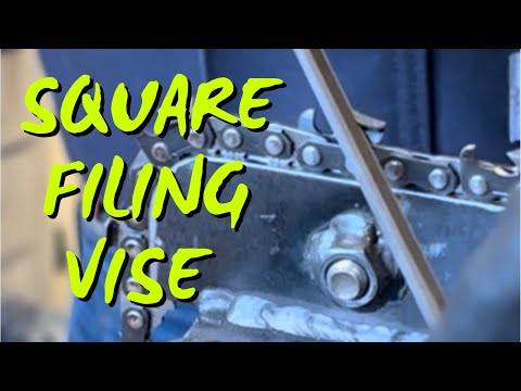 FINALLY‼️ A Square Chainsaw Filing Vise That Fits My Needs.