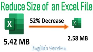 Reduce Excel File Size in 3 Minutes Without any Software | Advance Excel Tutorial | English