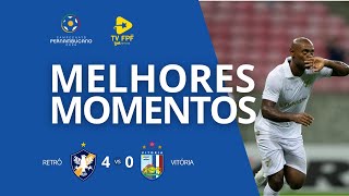 MELHORES MOMENTOS: RETRÔ 4 X 0 VITÓRIA | 1ª RODADA | PERNAMBUCANO 2026
