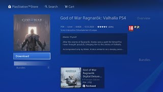 PS4 : How to download and play God of War Ragnarök Valhalla free DLC