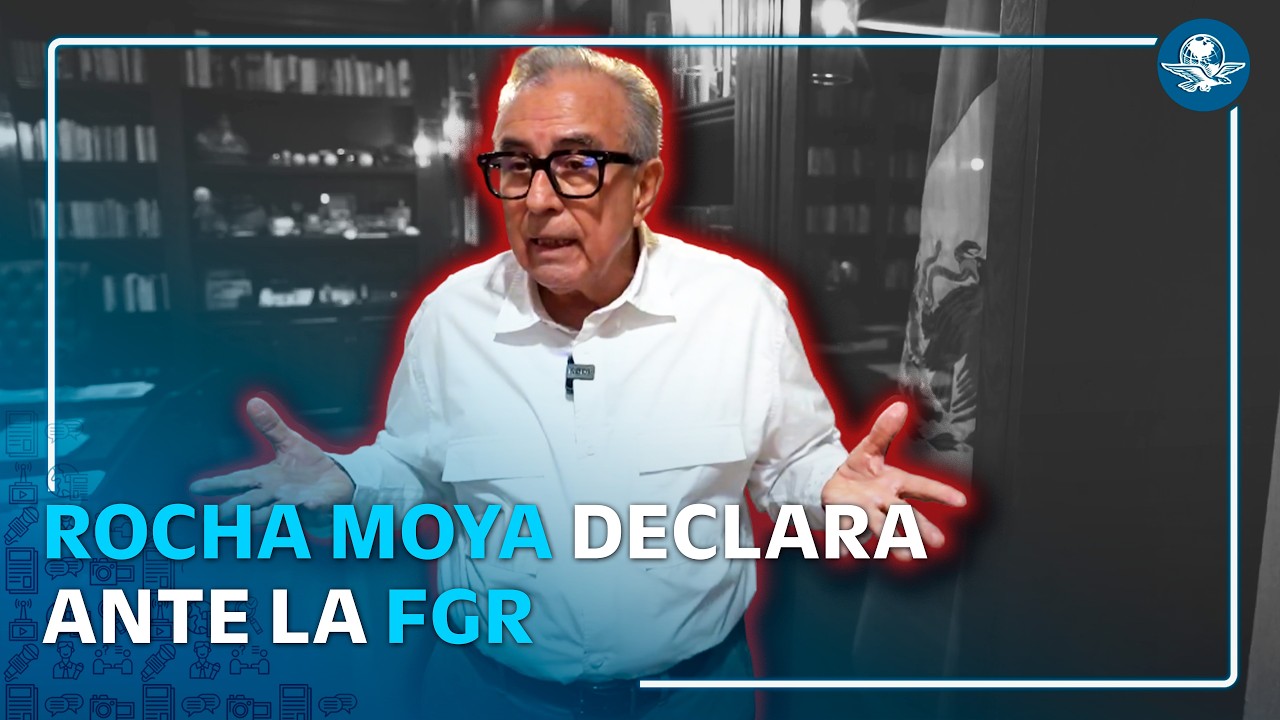 Rubén Rocha Moya comparece ante la FGR en Culiacán
