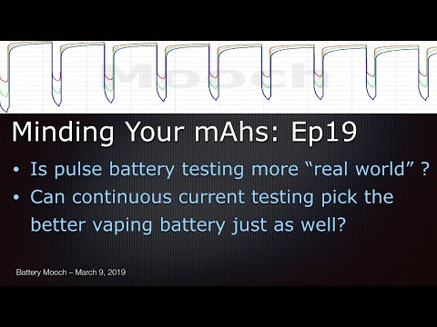 Minding Your mAhs – Ep019 – Is pulse battery testing more “real world”?