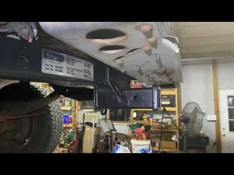 Installing a hitch on a 92,93,94,95,96,97 Ford F-150 OBS pick up