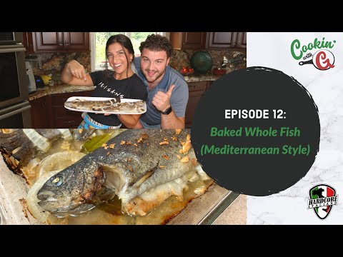 Whole Baked Fish Mediterranean Style - RECIPE