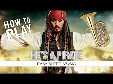 Tuba "Pirates Of The Caribbean" EASY Sheet Music