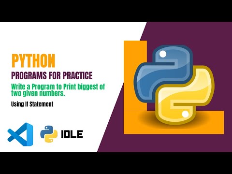 Python Programs Biggest Of Two Given Numbers Python Pythonprogramming Telugucodeguru