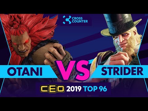 CEO 2019 Top 96 -  Otani (@otani_saru) (Akuma) vs Strider (@801_gustavo) (G) - SFV AE