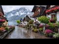 Rainy Walk In St Wolfgang Austria Peaceful Alpine Village Ambience