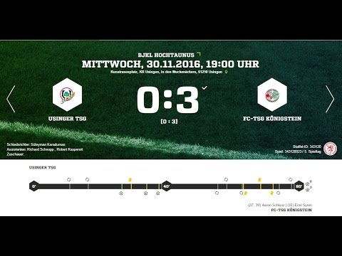 B1-Junioren: TSG Usingen - 1. FC TSG Königstein