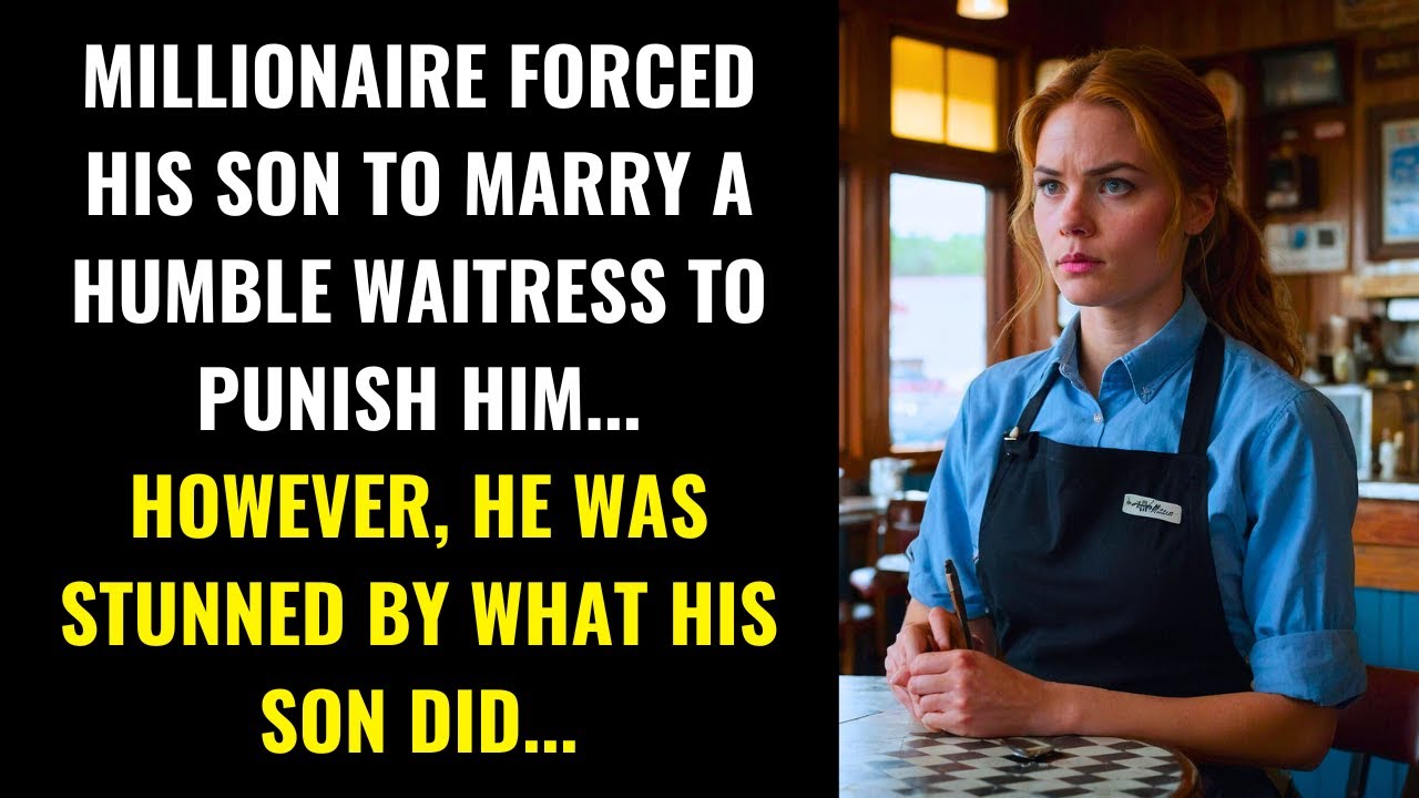 MILLIONAIRE FORCED HIS SON TO MARRY A WAITRESS... BUT WAS SHOCKED BY HIS REACTION...