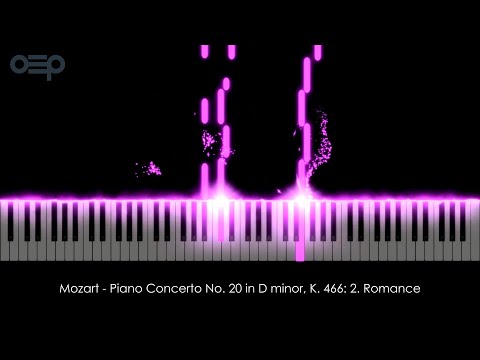 Mozart - Piano Concerto No. 20 in D minor, K. 466: 2. Romance (Piano Version)
