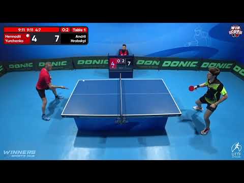 00:00 Hennadii Yurchenko 0 - 3 Andrii Hrabskyi  West 5 WIN CUP 16.10.2022 | TABLE TENNIS WINCUP