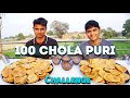 100 Chola Puri Eating Challenge Who Will Eat 50 Puris Challenge Man Vs Food