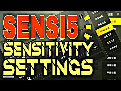 SENSI5 SENSITIVITY SETTINGS | BEST NO GYRO SETTINGS | PUBG MOBILE 2019