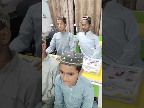 Students Learning English Words from Smart Class at N Habib Foundation