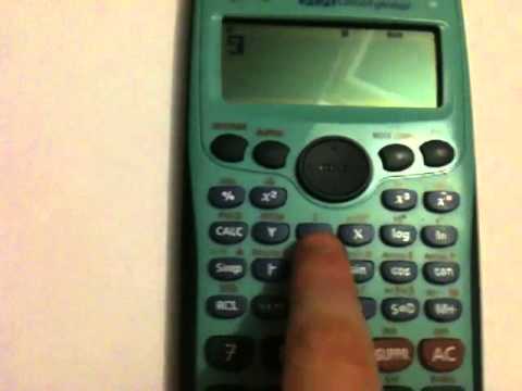 comment faire x sur une calculatrice