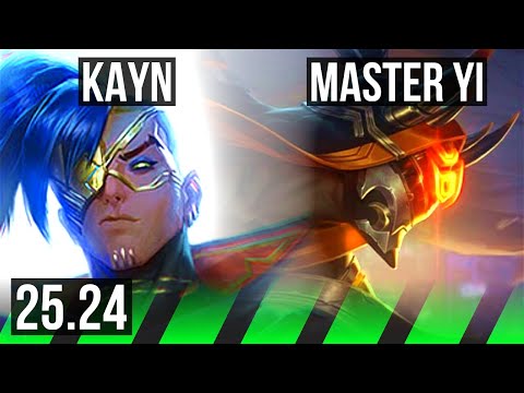 KAYN vs MASTER YI (JGL) | 21/0/9 | EUW Master | 25.24