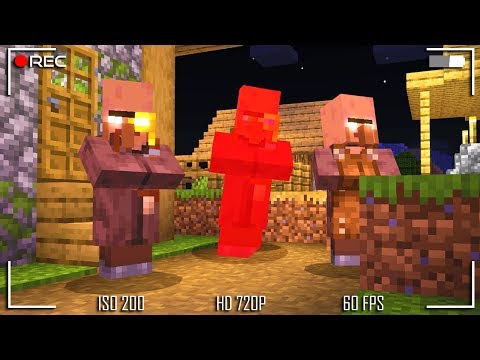 This Minecraft villager just attacked another villager... *SCARY*