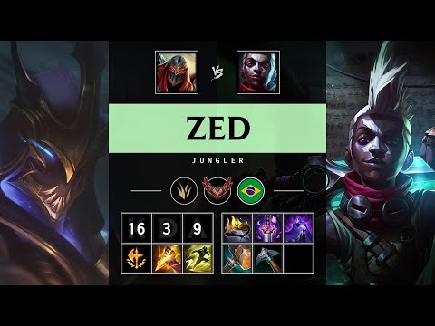 Zed Jungle vs Ekko - BR Grandmaster Patch 25.08