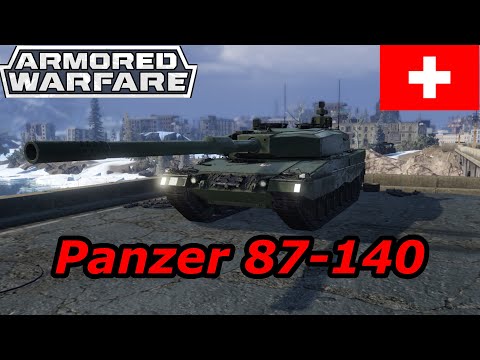 Szwajcarska moc | Panzer 87-140 | Armored Warfare Gameplay Po Polsku