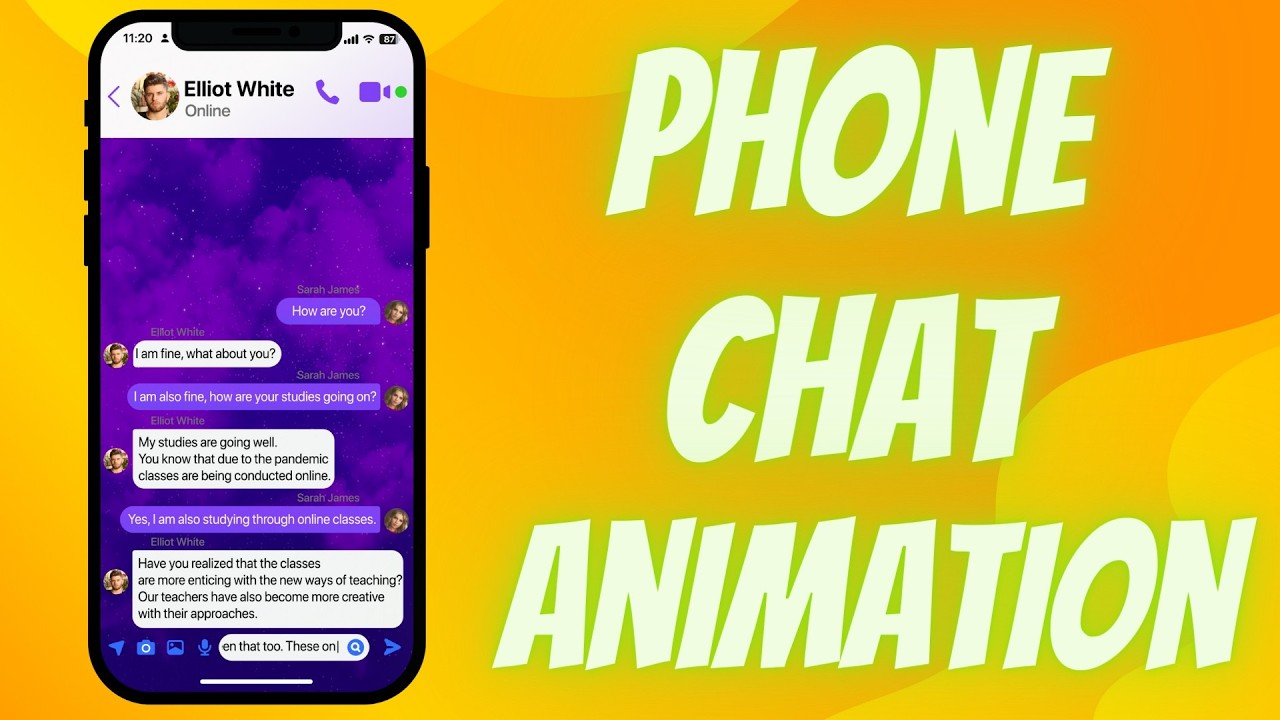 Custom Text Message Chat Animation – Any Chat Style, Any Platform
