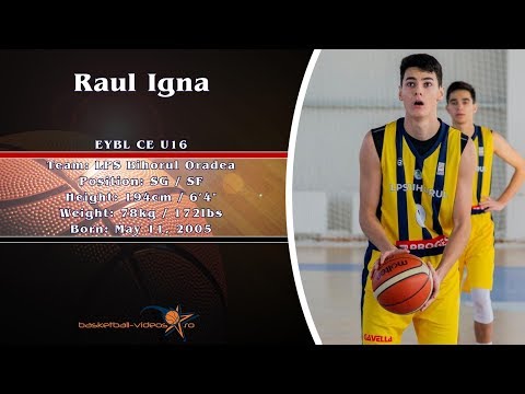 Raul Igna Highlights 2019/2020 EYBL U16