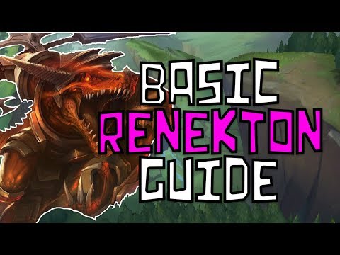 RENEKTON BEGINNER TUTORIAL | In-depth and explained guide | LoLCollege