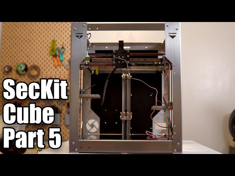 SecKit Cube CoreXY 3d Printer Build Part 5: Bed & Toolhead